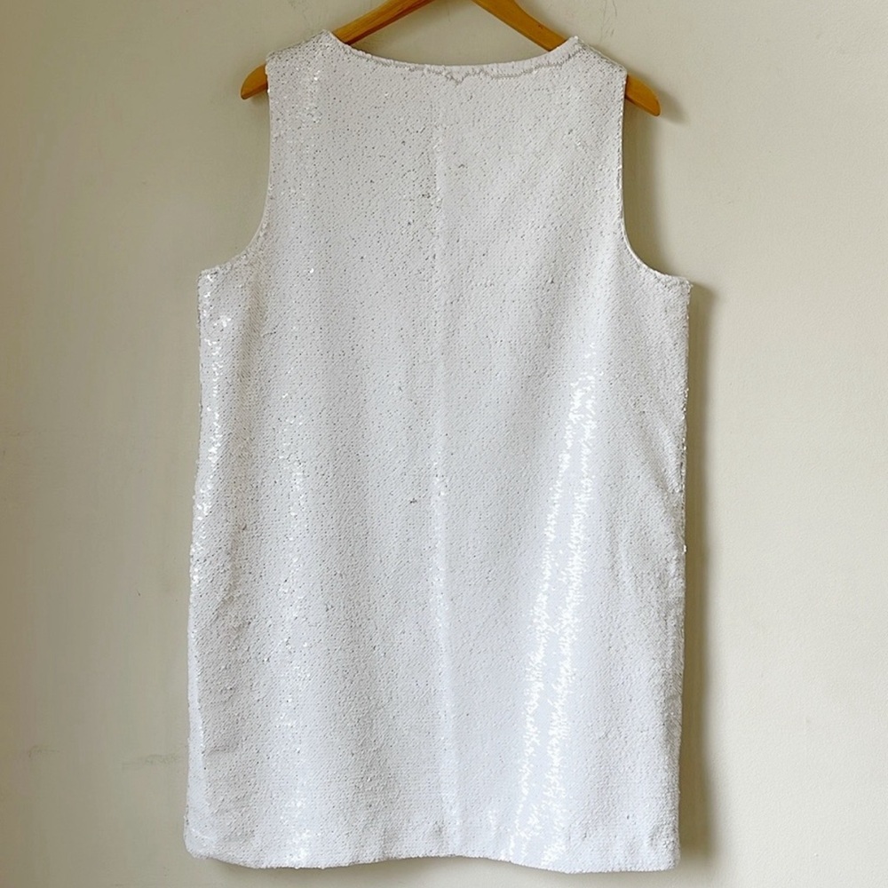 MADEWELL Broadway and Broome White Sequin Girlcore Dress XL - Picture 2 of 7